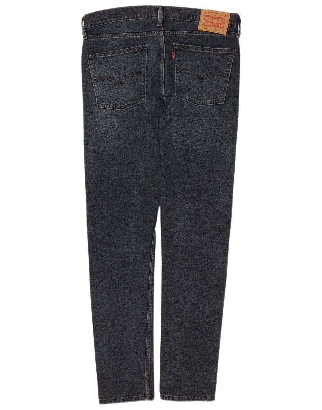 LEVI'S Herre 510 Skinny Jeans W33 L34 Marineblå Bomuld