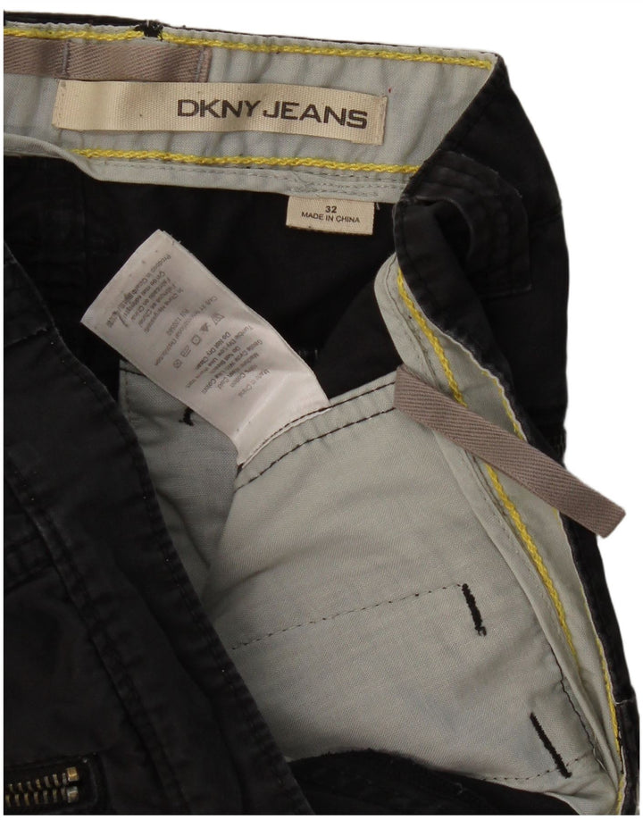 Dkny Herre Straight Cargo Bukser W32 L32 Sort Bomuld