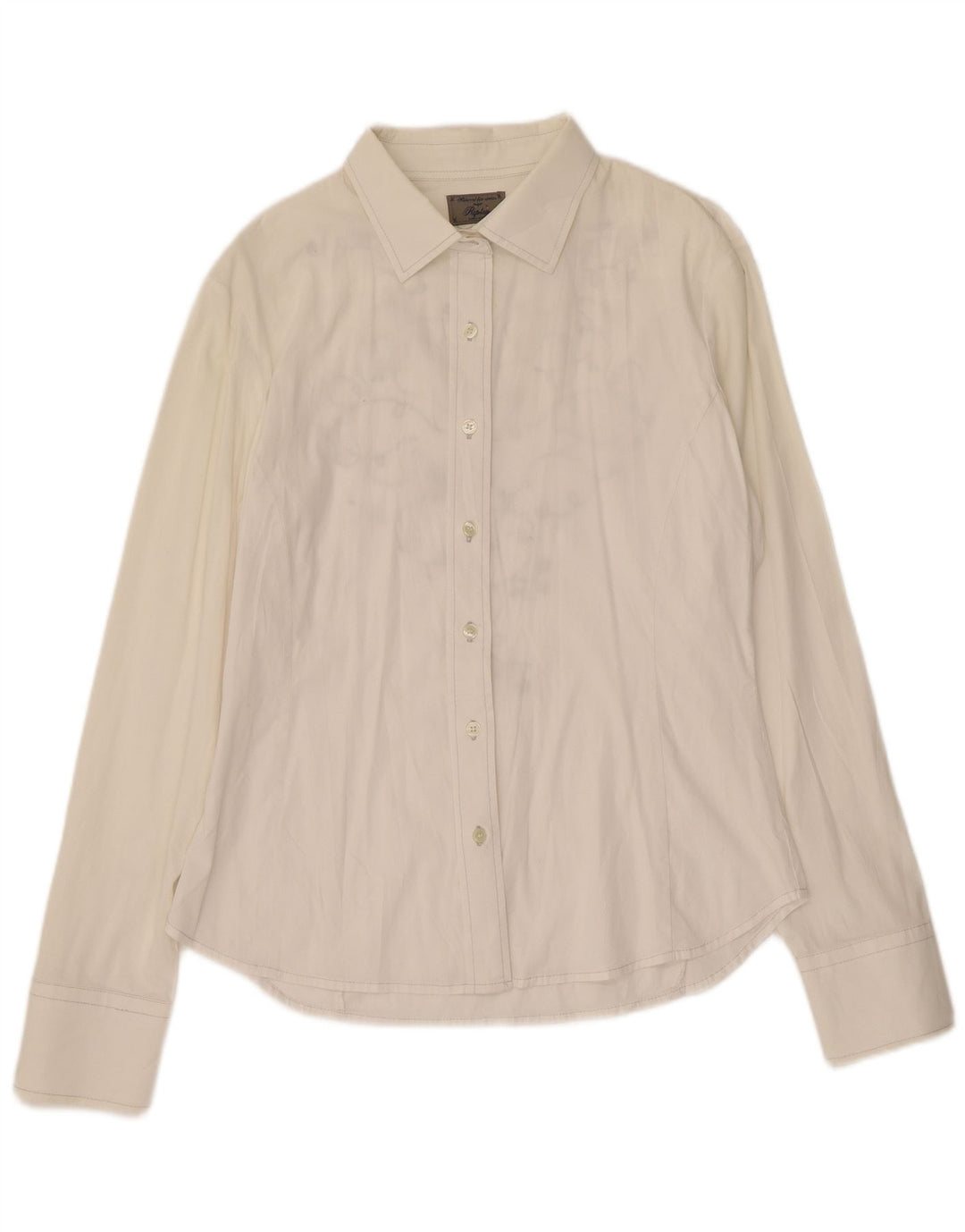Replay Womens Grafisk skjorte UK 14 Large White Floral