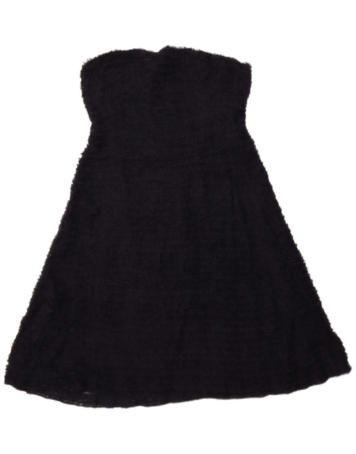 J. CREW Stropløs kjole til kvinder UK 12 Medium Navy Blue