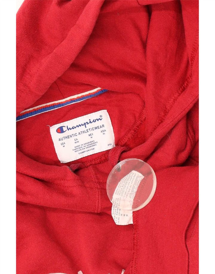 Champion Herre grafisk hættetrøje Jumper Medium Rød Polyester