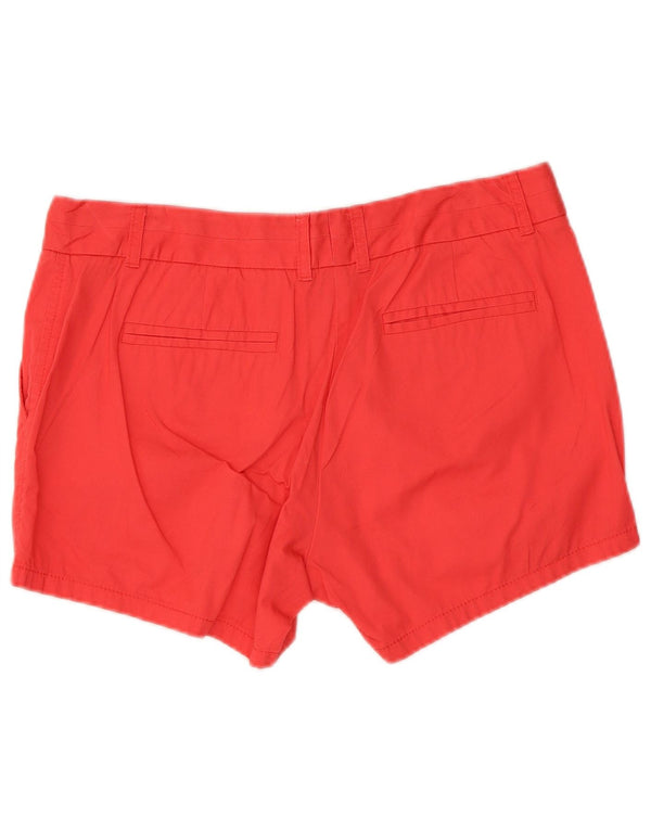 J. Crew Chino Shorts til kvinder US 8 Medium W34 Rød Bomuld