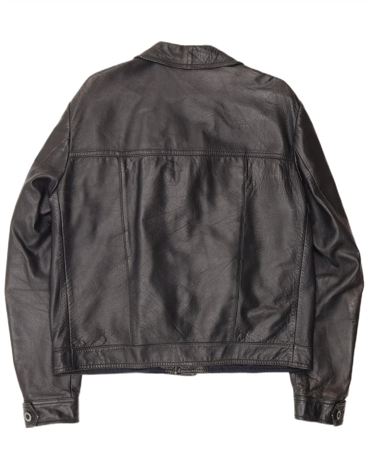 Vintage herre læderjakke UK 40 Large Black