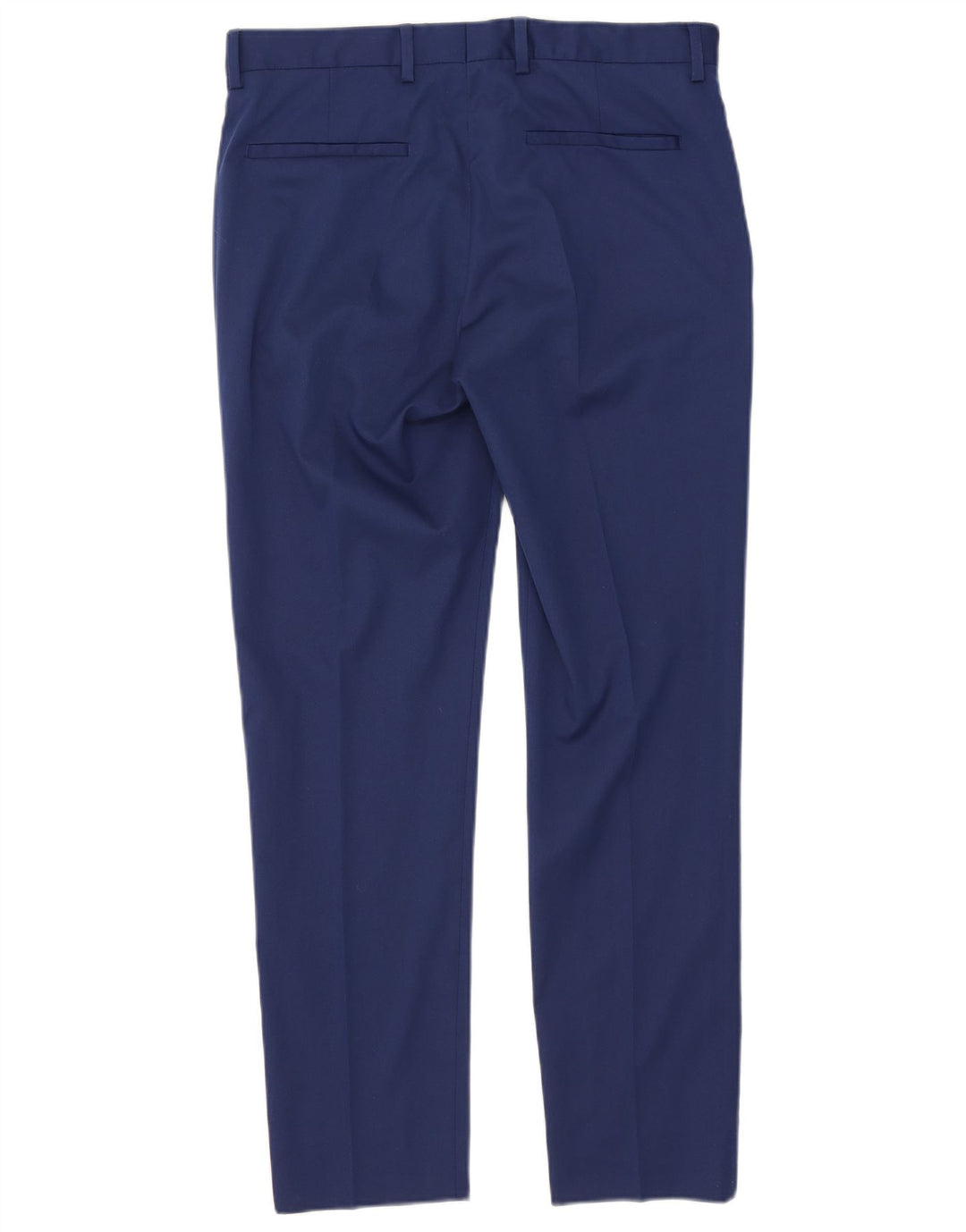 Zara Herre Slim Chino Bukser EU 42 Large W32 L30 Blå Polyester
