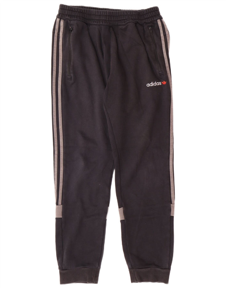 ADIDAS Træningsdragt til mænd Joggers Medium Sort Colourblock Bomuld