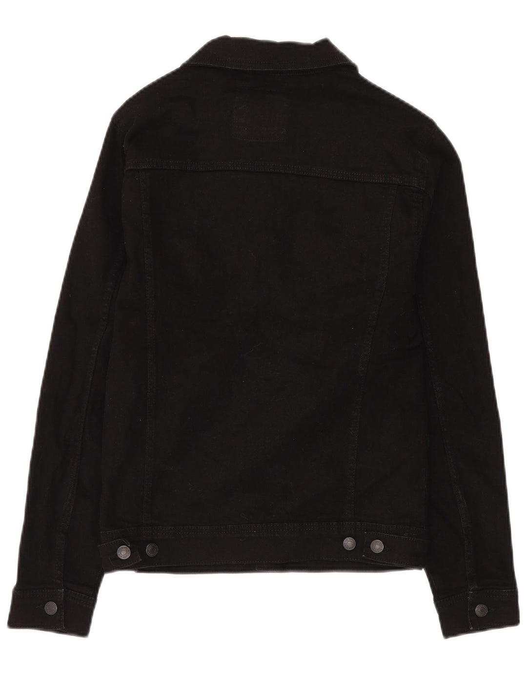 Zara Herre denimjakke UK 36 Small Black Bomuld
