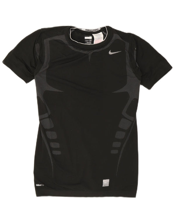 Nike Herre T-shirt Top Stor Sort Colourblock Polyester