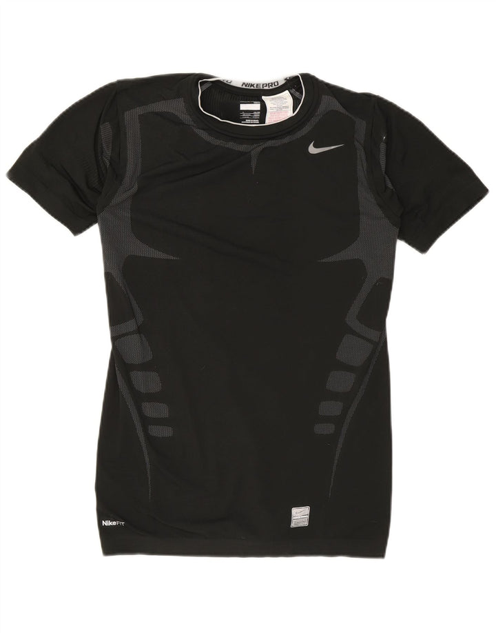 Nike Herre T-shirt Top Stor Sort Colourblock Polyester