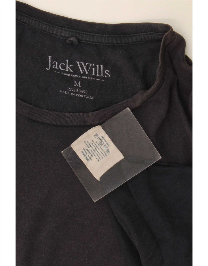 Jack Wills Herre T-shirt Top Medium Marineblå Bomuld