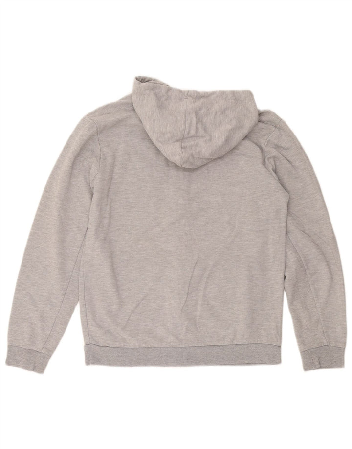 Zara Dame Hættetrøje Sweater UK 12 Medium Grey Bomuld