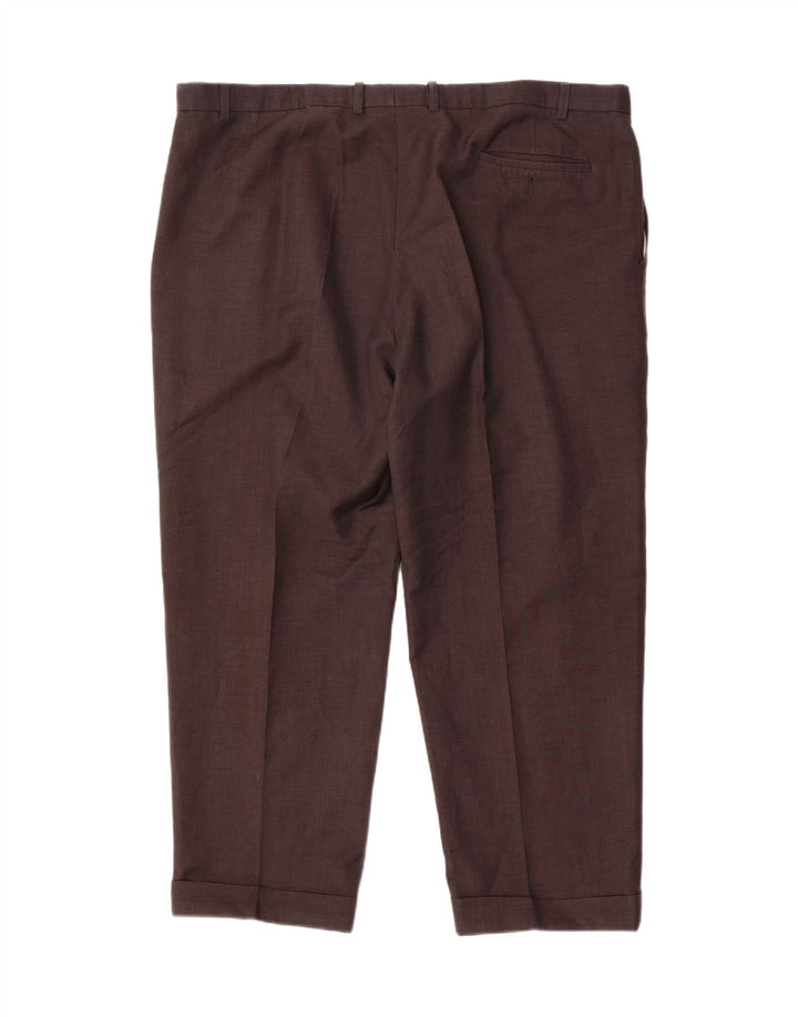 Marks & Spencer Herre Pegged Suit Bukser W44 L29 Grå Polyester