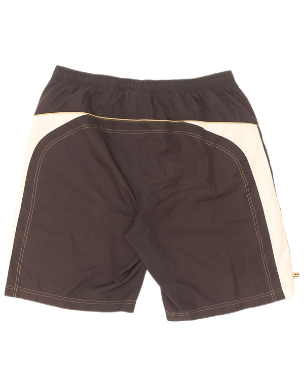 Lotto Herre grafiske sportsshorts Medium Sort Colourblock