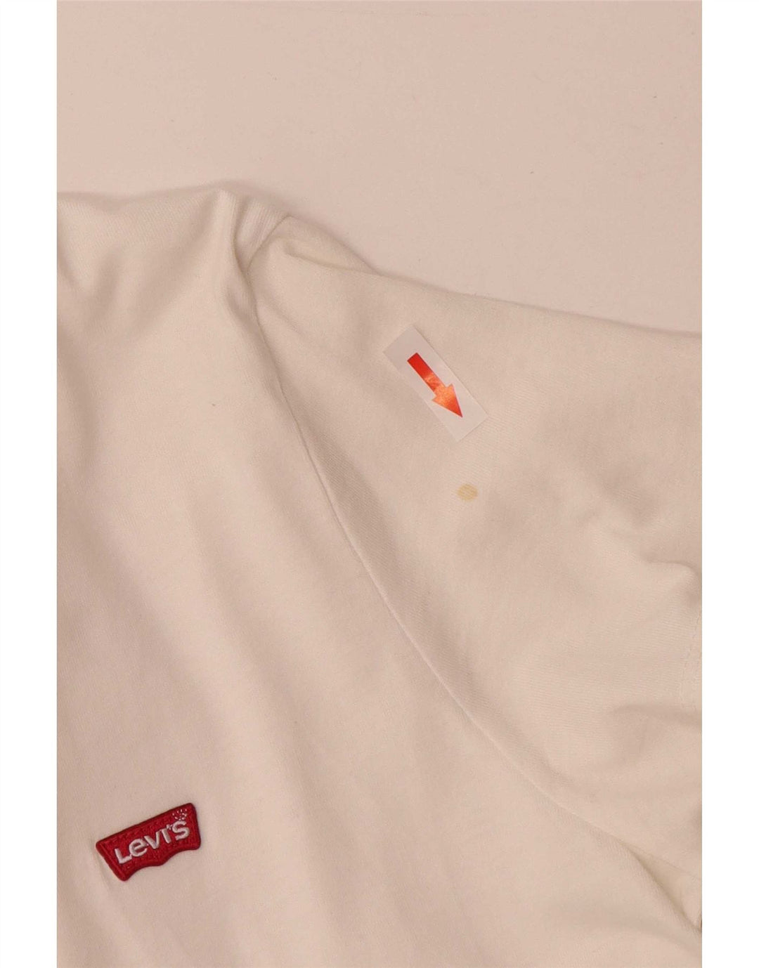 Levi's Herre T-Shirt Top Medium Hvid Bomuld