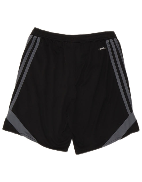 ADIDAS Boys Climalite Sportshorts 11-12 år Stor sort farveblok