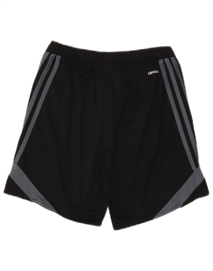 ADIDAS Boys Climalite Sportshorts 11-12 år Stor sort farveblok