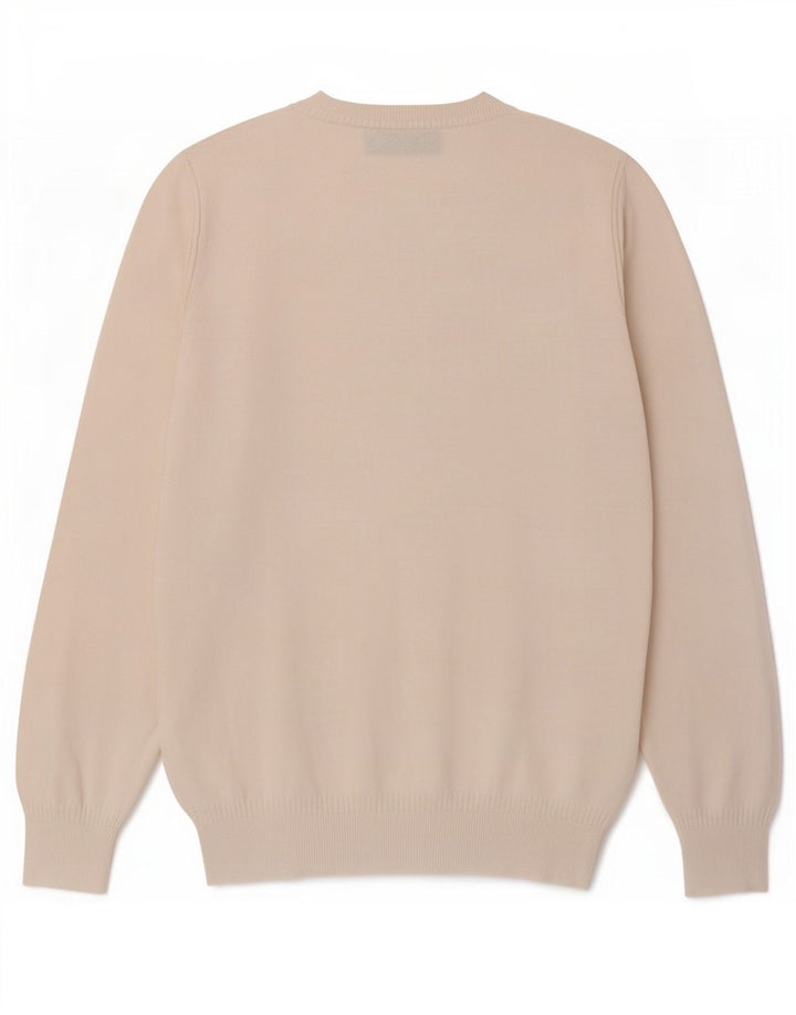 Gas Herre V-hals sweater lille hvid