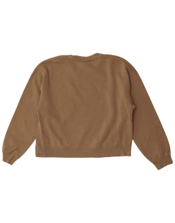 Jordan Herre Loose Fit Sweatshirt Jumper XS Khaki Bomuld