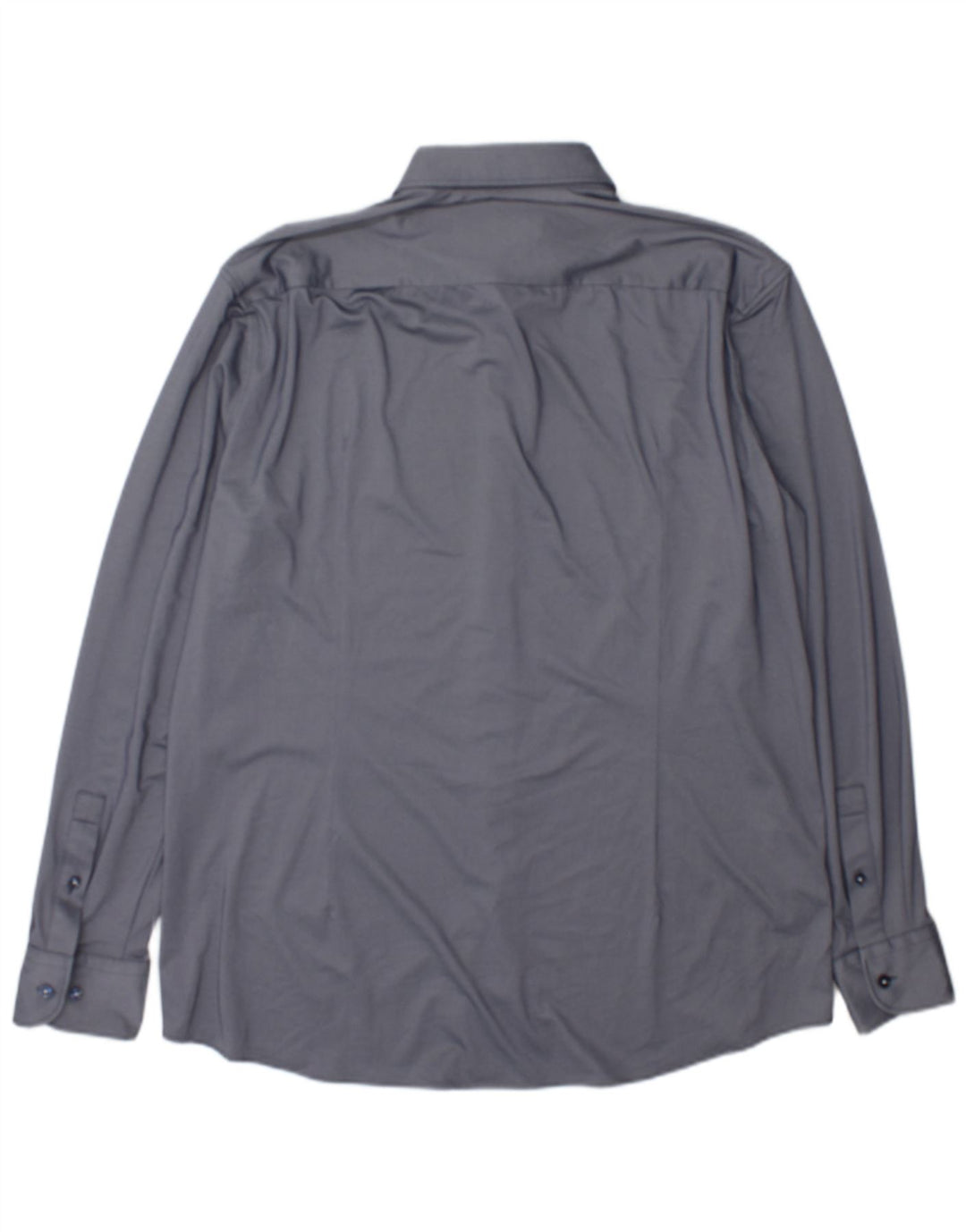 Hugo Boss Herre Performance Slim Fit skjorte størrelse 43 17 XL Marineblå polyamid