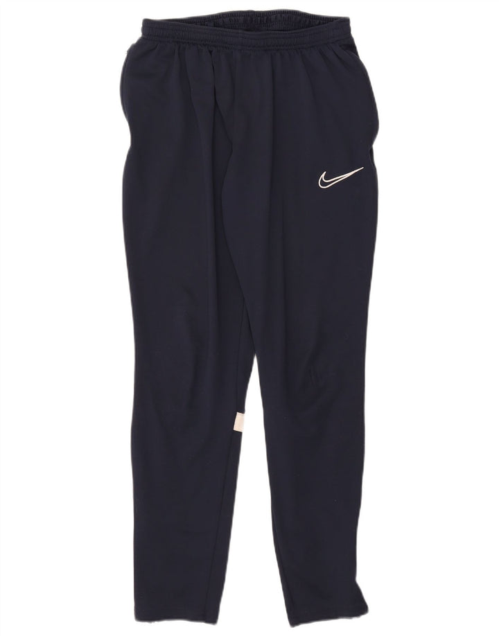 Nike Herre Dri Fit træningsdragt Bukser Large Navy Blue Polyester