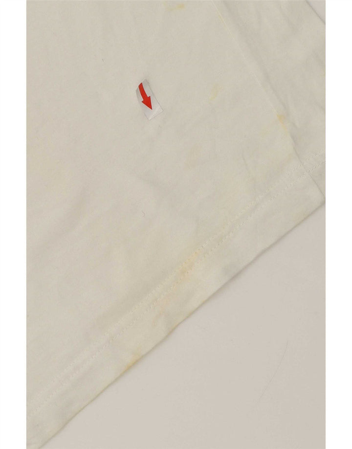 Lotto Herre Polo Shirt Stor Hvid Geometrisk