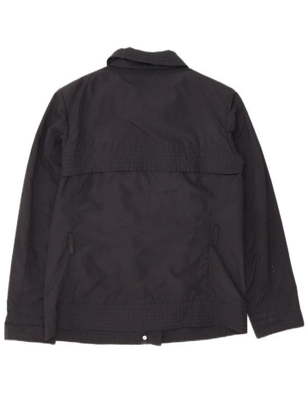 Geox Womens Respira Utility Jacket UK 12 Medium Sort Polyamid