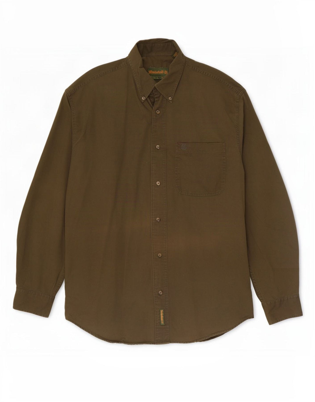 Timberland Herreskjorte Medium Khaki Bomuld