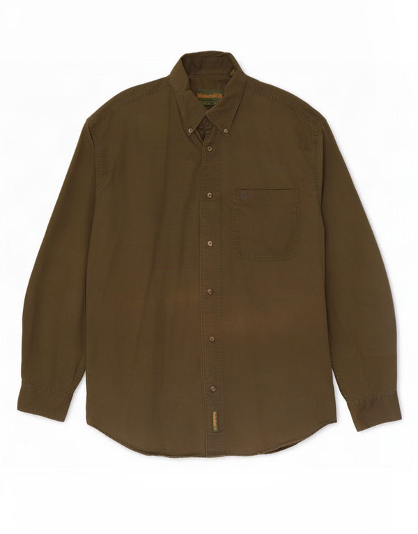 Timberland Herreskjorte Medium Khaki Bomuld