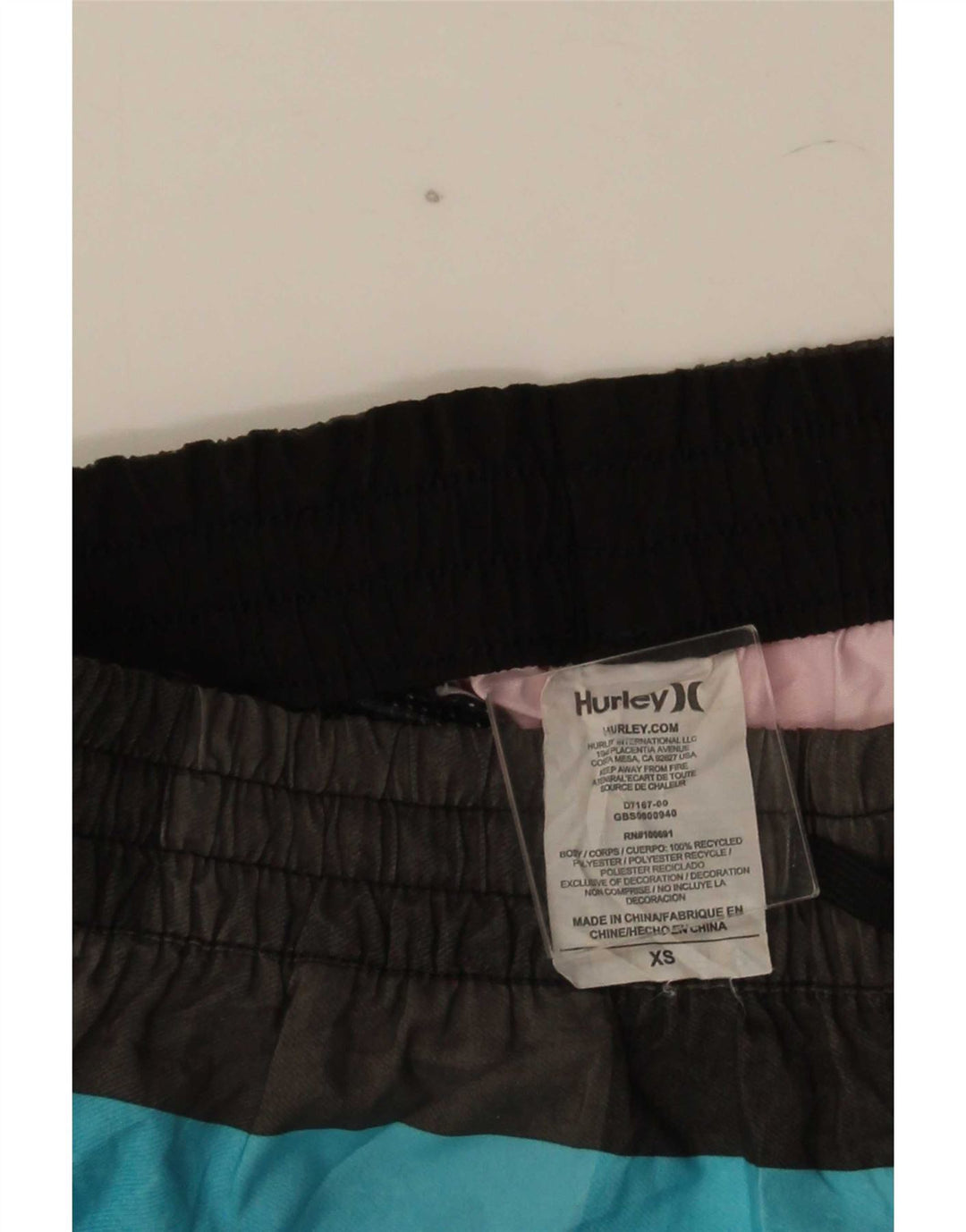 Hurley Badeshorts til mænd XS Flerfarvet Colourblock Polyester