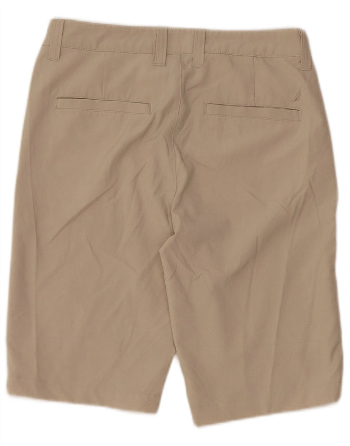 Nautica Boys Chino Shorts 13-14 år W26 Beige Polyester
