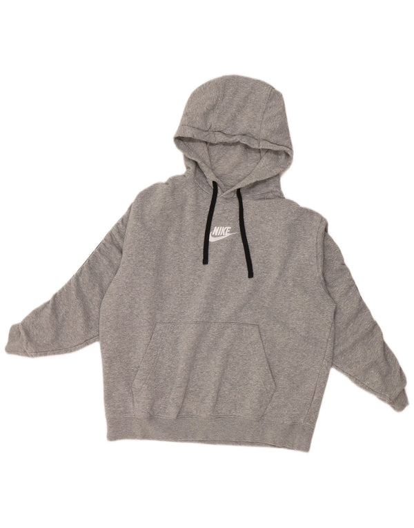 NIKE Grafisk hel træningsdragt til kvinder UK 14 Medium Grey Colourblock Bomuld