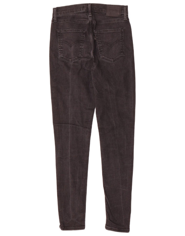 Levi's Womens 720 High Rise Super Skinny Jeans W30 L29 Sort bomuld