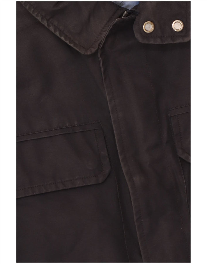 Marks & Spencer Herre Autograph Utility Jacket UK 40 Large Navy Blue Cotton