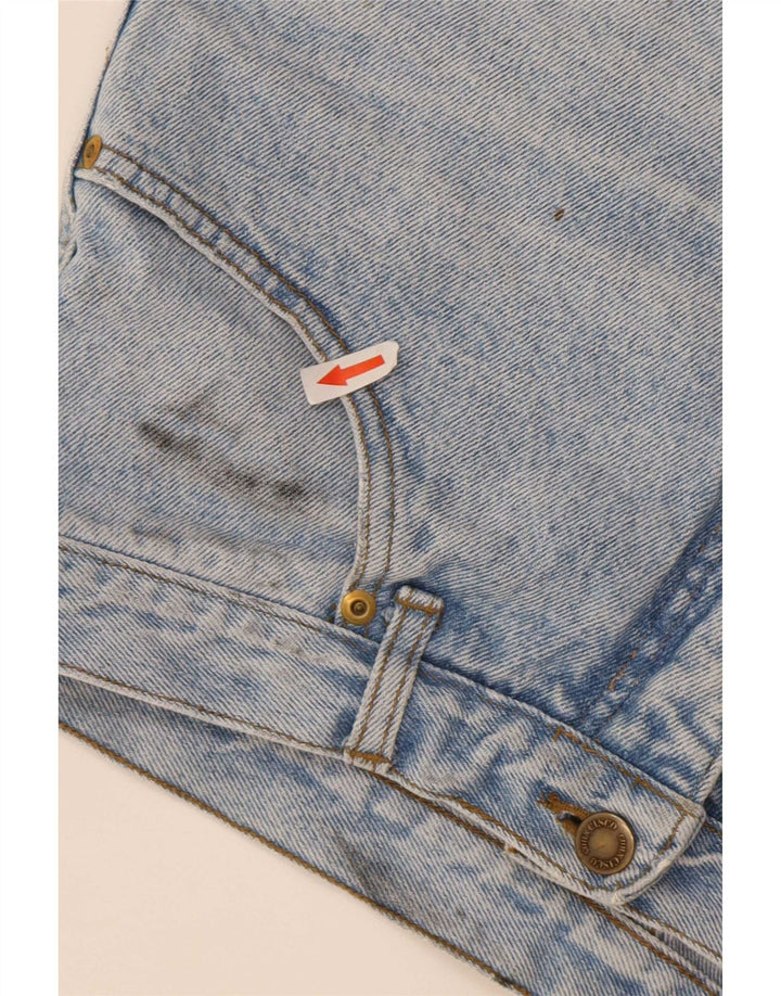 Vintage denimshorts til kvinder store W34 blå bomuld