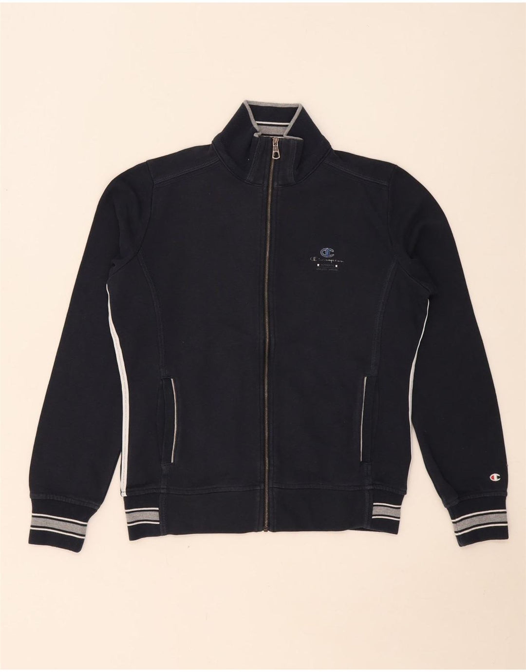 Champion Womens Heritage Fit Træningsdragt Topjakke UK 14 Medium Navy Blue