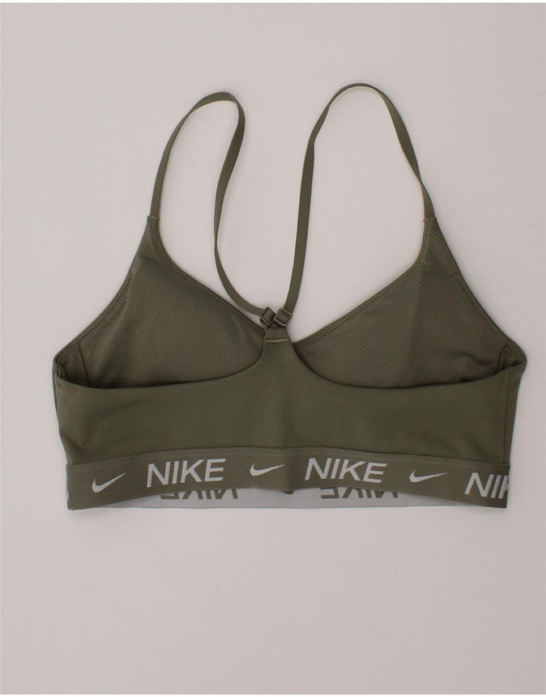 Nike Graphic Sport BH Top Small Khaki Polyester Sports