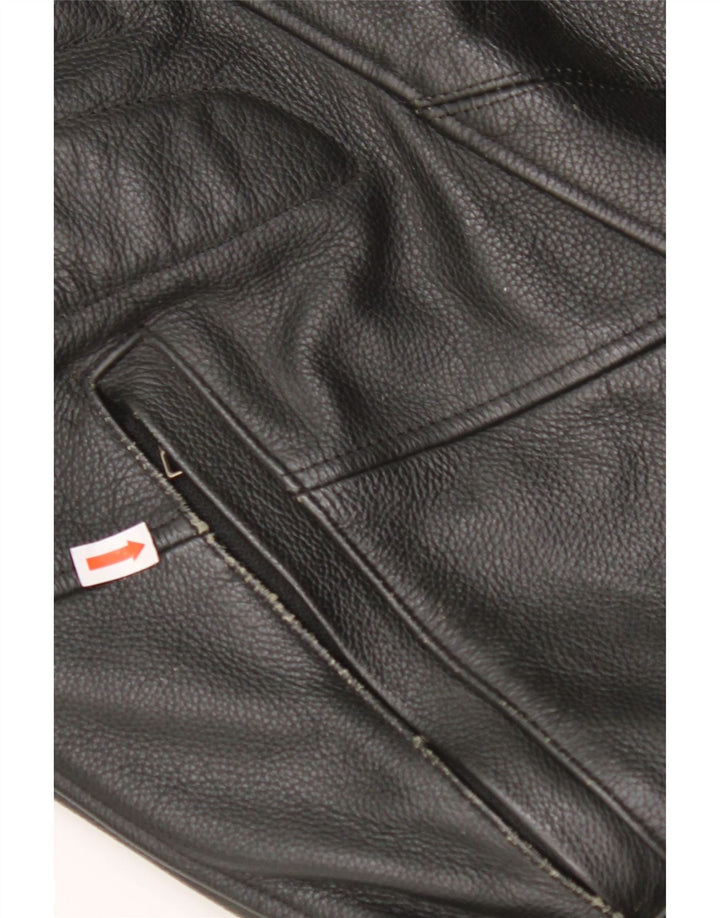 DAINESE Herre grafisk læder racerjakke IT 50 Stor sort læder