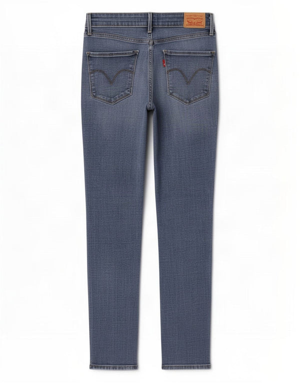 Levi's Dame Mid Rise Skinny Jeans US 6 Medium W28 L28 Blå Bomuld