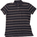 Massimo Dutti Herre poloshirt Stor marineblå stribet