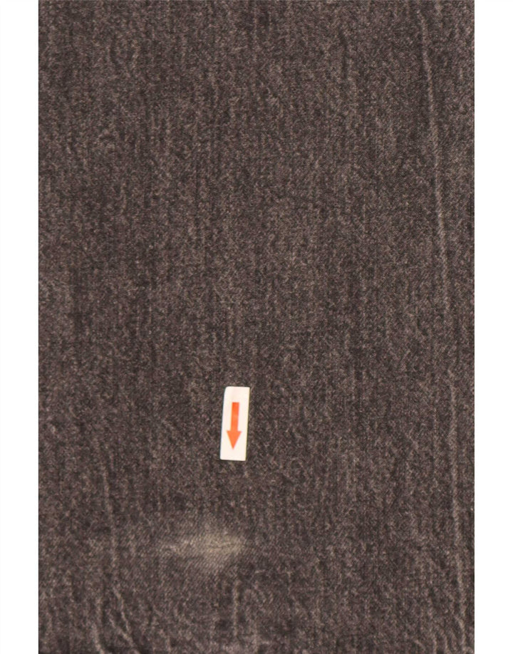 Zara Dame Straight Jeans EU 42 Large W32 L35 Grå Bomuld