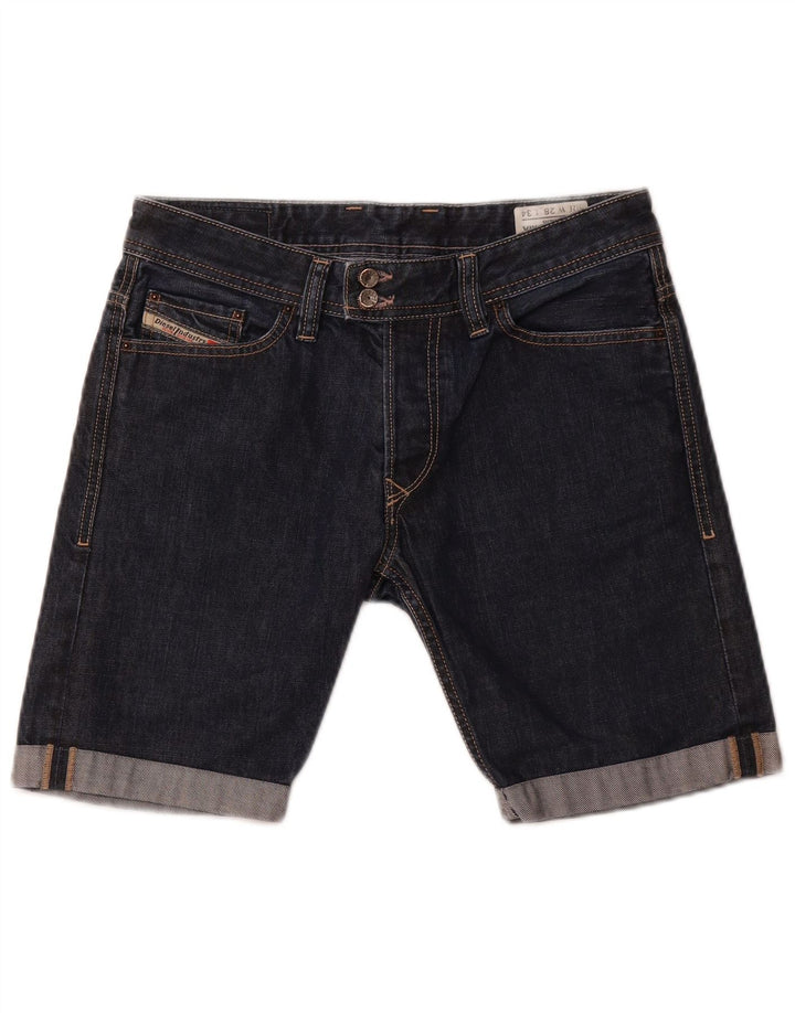 DIESEL Dame Viker-R-Box denimshorts W28 Mellem marineblå bomuld