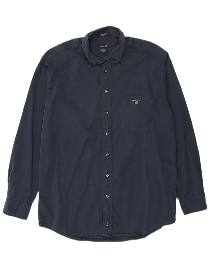 Gant herre Regular Fit skjorte medium marineblå bomuld