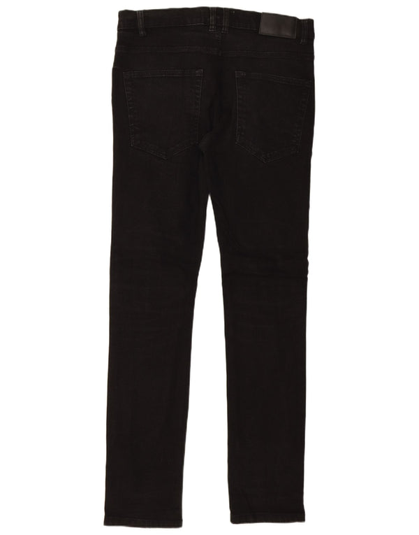 French Connection Mens Slim Jeans W32 L32 Black Cotton