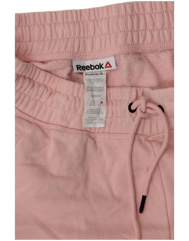 Reebok Sportsshorts til kvinder UK 10 Small Pink Bomuld
