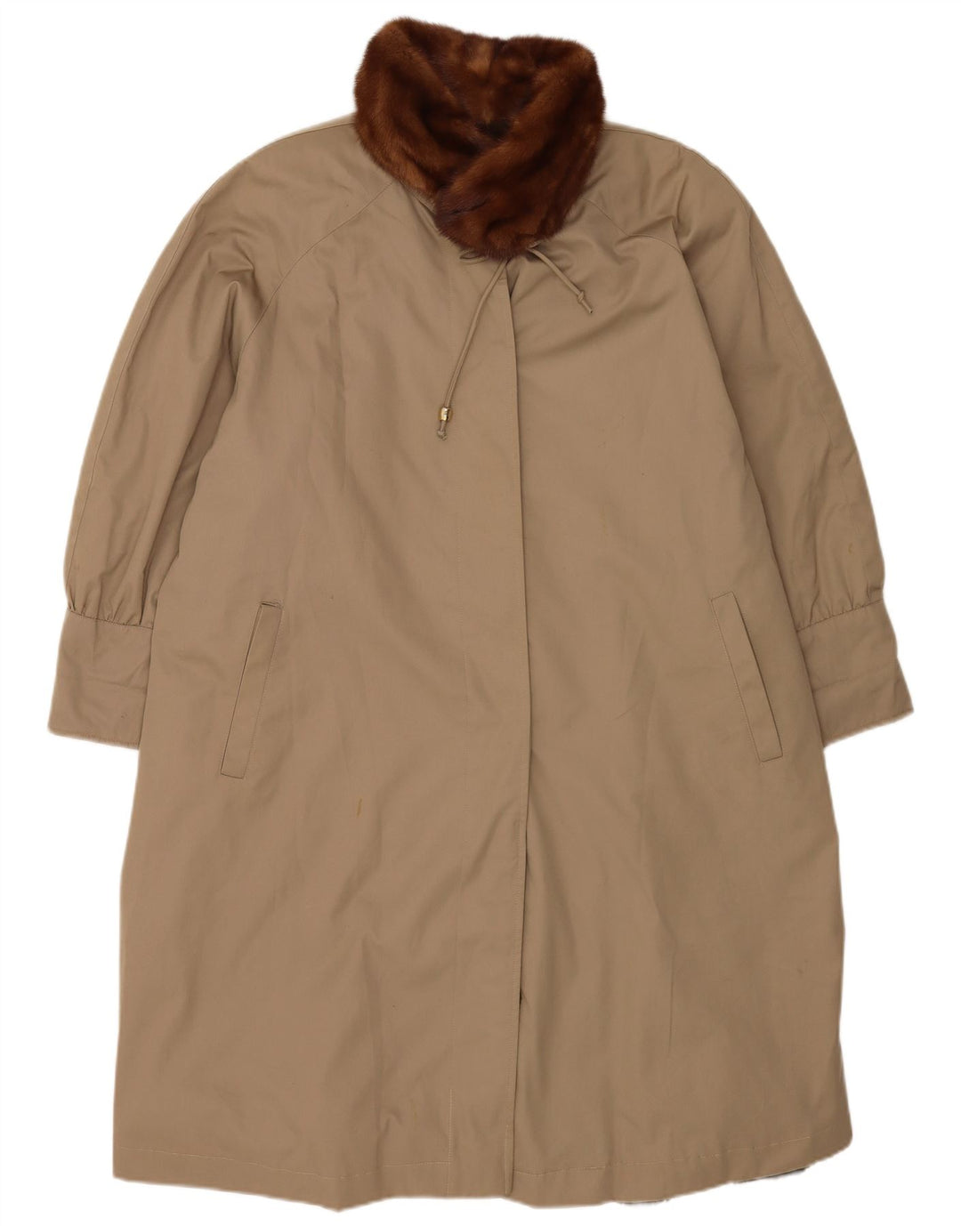 CONBIPEL Oversize overfrakke til kvinder IT 42 Medium Brun Polyester