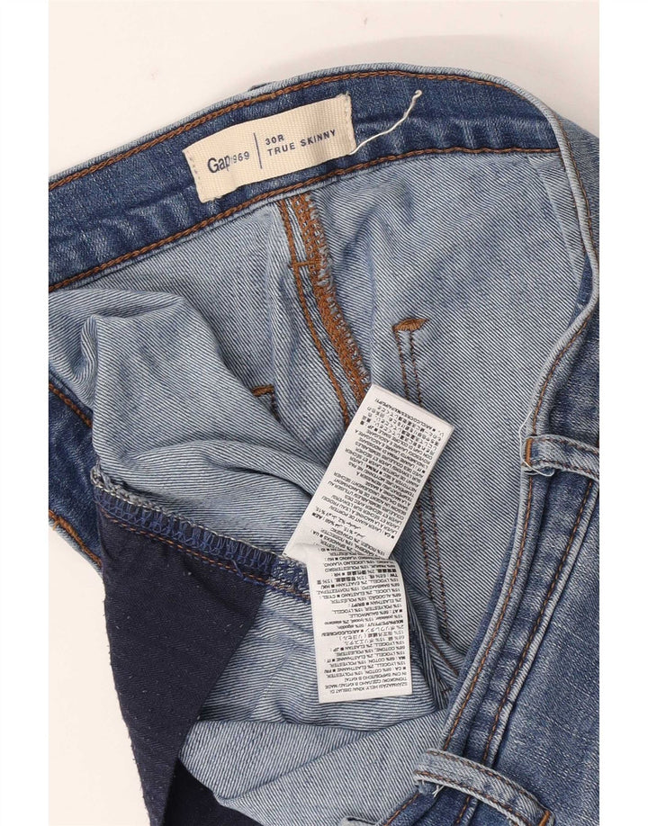 Gap Dame Skinny Jeans W30 L27 Blå Bomuld