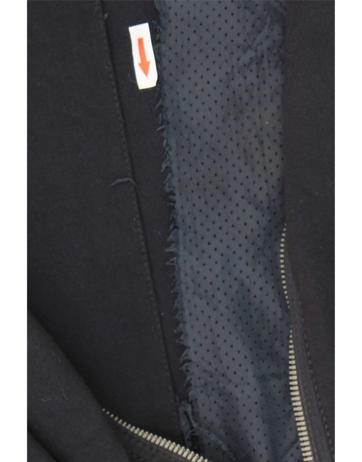 Zara Herre Bomber Jacket UK 40 Large Navy Blue Colourblock