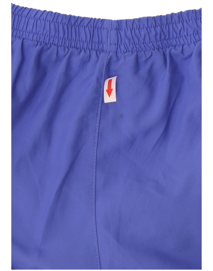 Nike sportsshorts til kvinder UK 14 Medium Blue Colourblock Polyester