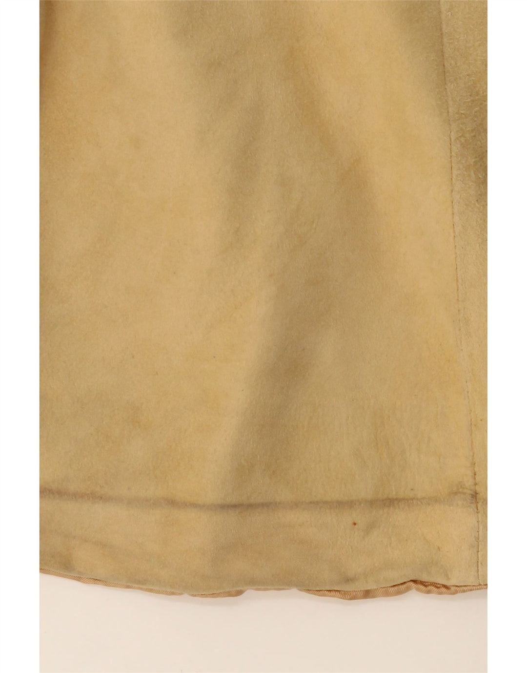VINTAGE Womens 1 Button Suede Blazer Jacket UK 14 Medium Beige Vintage Vintage and Second-Hand Vintage from Messina Hembry 