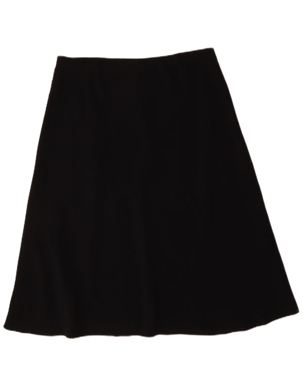 Marks & Spencer A-line nederdel til kvinder UK 18 XL W36 sort polyester