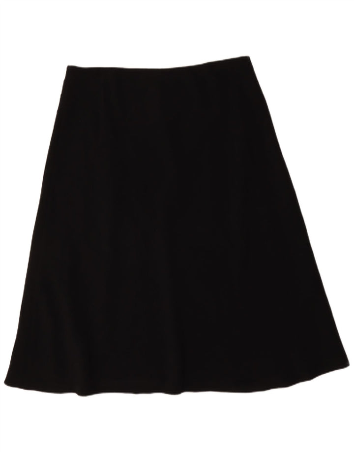 Marks & Spencer A-line nederdel til kvinder UK 18 XL W36 sort polyester